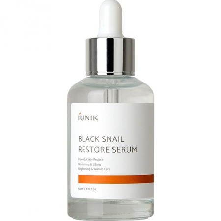 CosmeticeㅣK-Beauty - iUNIK Black Snail Restore Serum 50ml