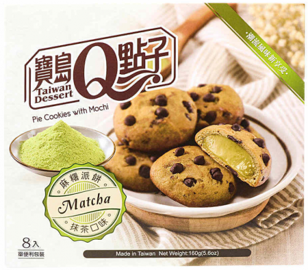 Mochi - Pie Cookie w/ Mochi Matcha 160g Q