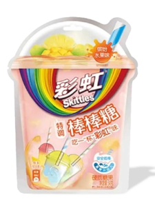 Deserturiㅣ디저트 - Skittles Real Fruit Lollipop 54g