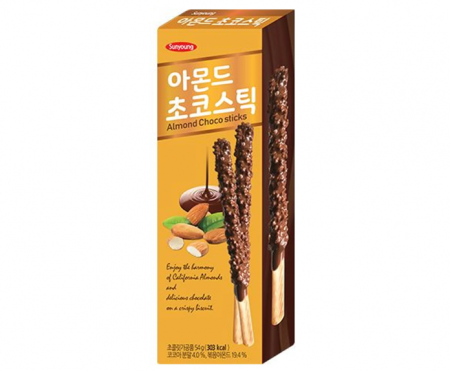 Ciocolate - Almond Big Choco Sticks 54g Sunyoung