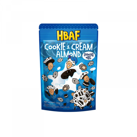 Snacksㅣ과자 - Almond Cookie & Cream 120g HBAF