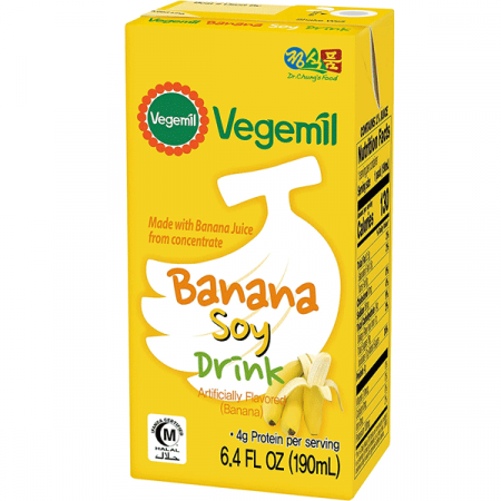 Lapte - Banana Soymilk 190ml Jungfood