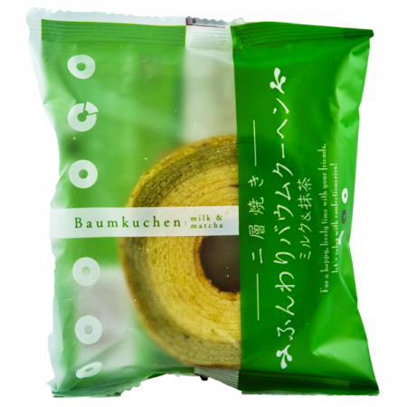 Prăjituri - Baumkuchen Matcha 60g