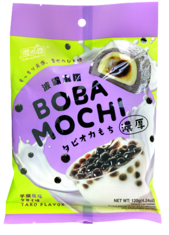Mochi - Boba Mochi Rice Cake Taro Flavour 120gr
