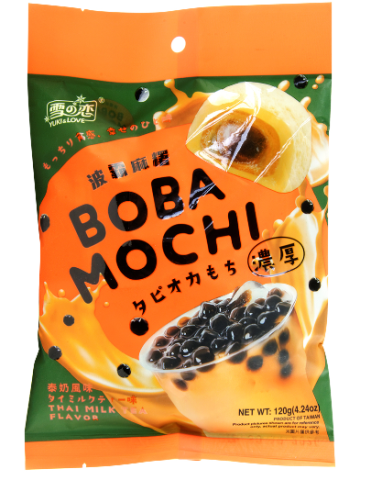 Mochi - Boba Mochi Rice Cake Thai Milk Tea 120GR