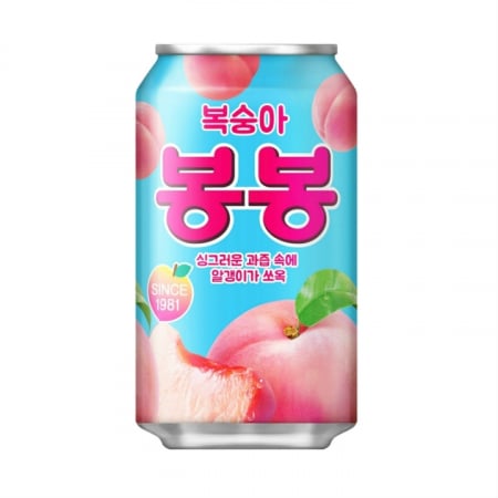 Băuturiㅣ음료 - BongBong Peach 340ml HT