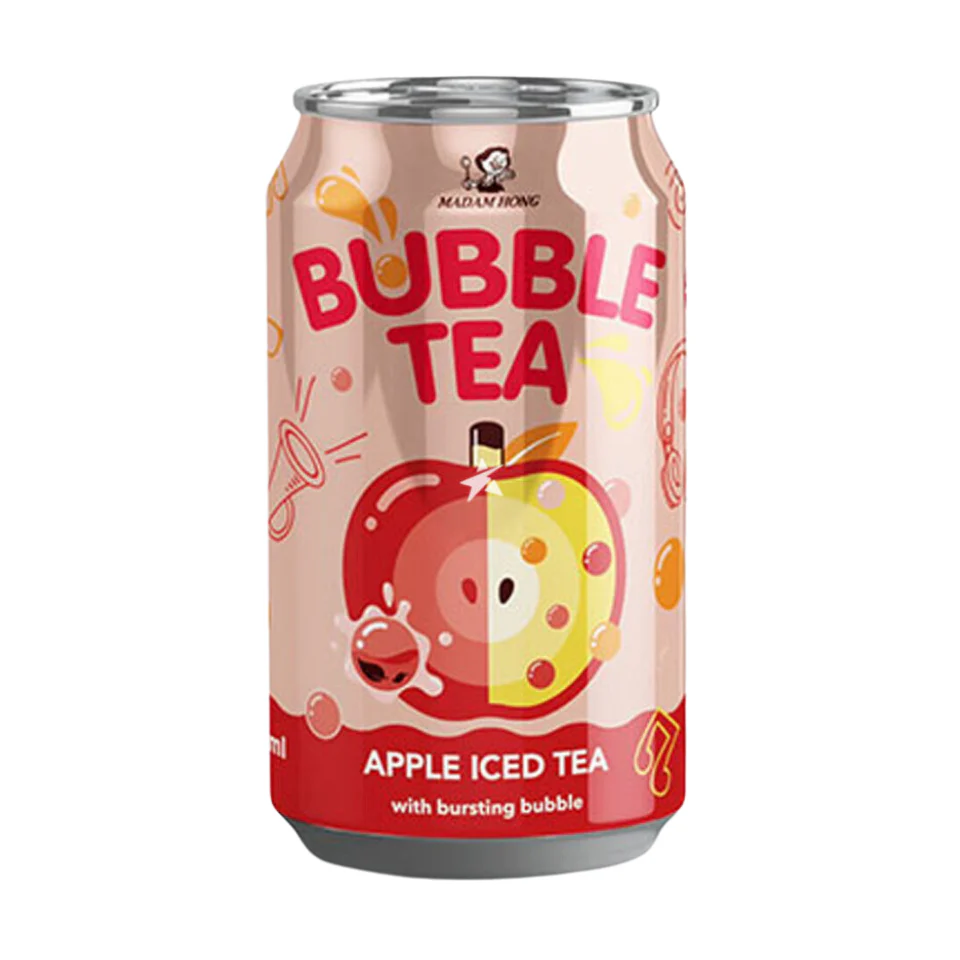 Băuturiㅣ음료 - Bubble Tea Apple 320ml Madam Hong