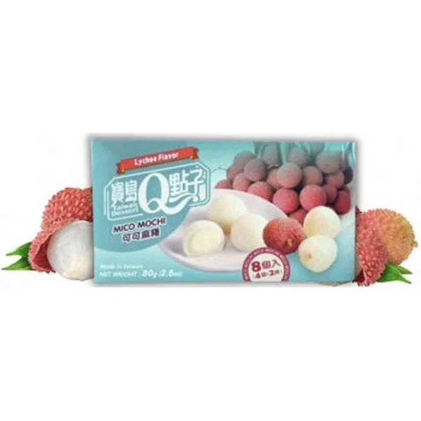 Mochi - Cacao Mochi Lychee 80g Q