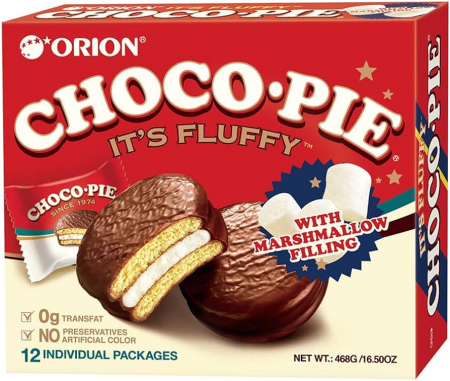 Prăjituri - ChocoPie Marrshmallow 468g Orion