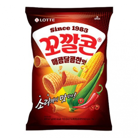 Chips - Corn Chips Sweet & Spicy 67g Lotte