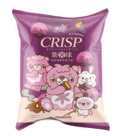 Crackers - Crackers paarse yamswortel Y&L zk 55g