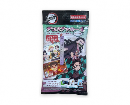 Guma de mestecat - Demon Slayer Deco Sticker + GUM Ensky