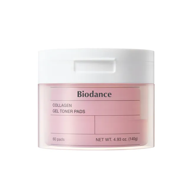 CosmeticeㅣK-Beauty - Dischete tonifiante din colagen pentru fermitatea porilir, 60buc. (140g) | Biodance