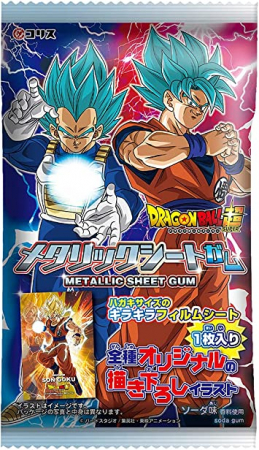 Guma de mestecat - Dragon Ball Metal Sheet Gum 4g Coris