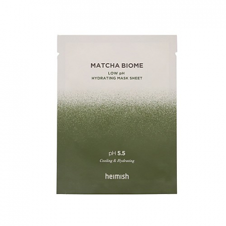 CosmeticeㅣK-Beauty - HEIMISH Matcha Biome Low pH Hydrating Mask Sheet
