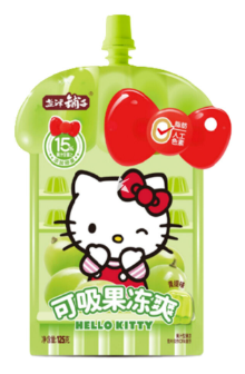 Suc - Hello Kitty Green Grape Konjak Jelly 125g