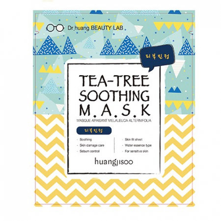 CosmeticeㅣK-Beauty - Huangjisoo  Tea Tree Soothing Mask 25ml