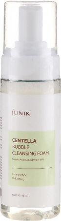 CosmeticeㅣK-Beauty - IUNIK Centella Bubble Cleansing Foam 150ml