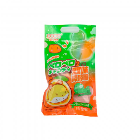 Bomboane - Juicy Lollipop Orange 78g