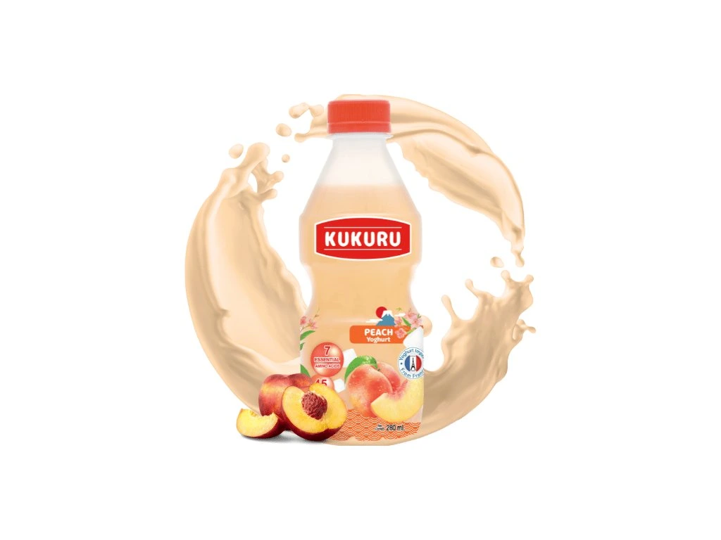 Băuturiㅣ음료 - Kukuru Peach Yoghurt Juice