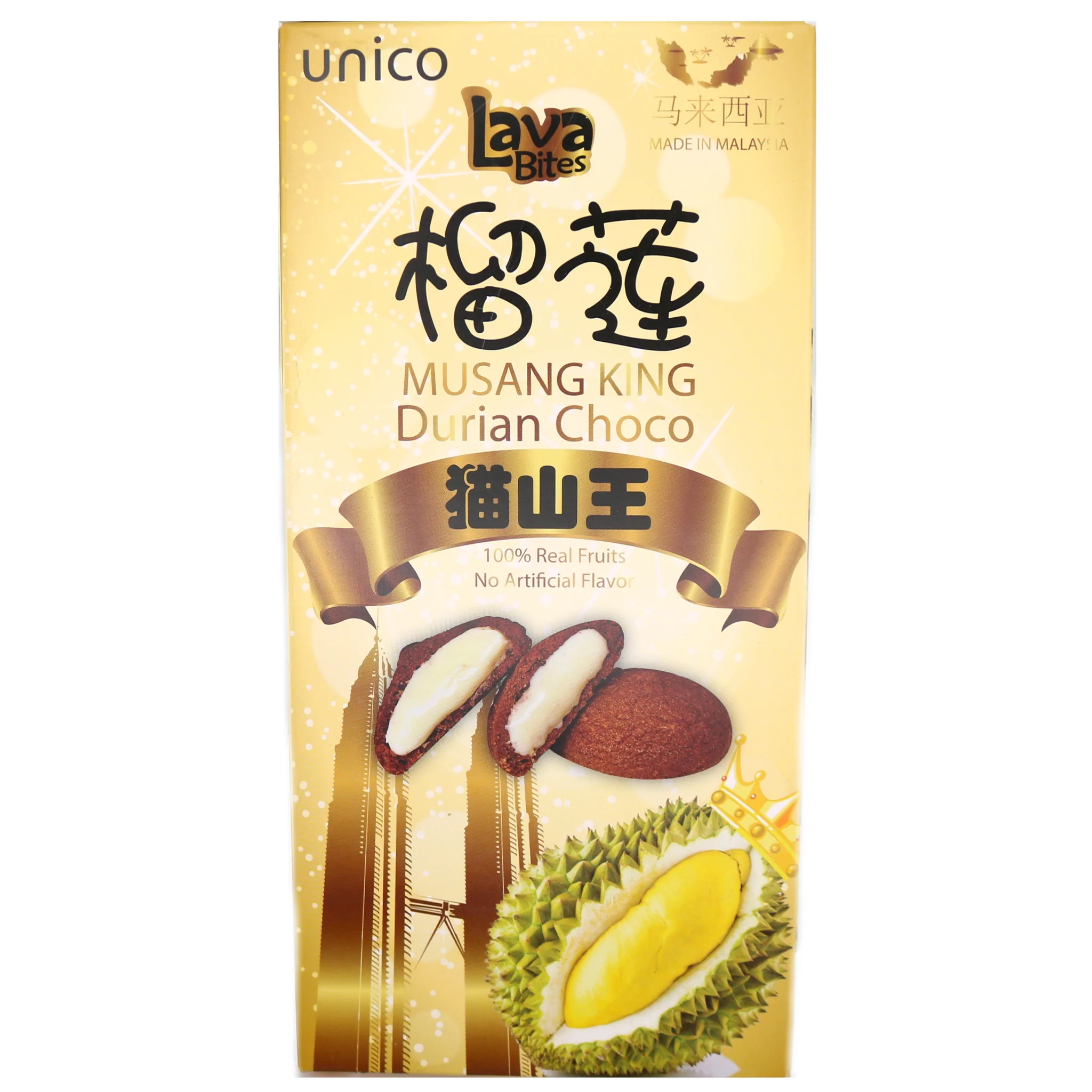 Biscuiți - Lava Bites Cookies Durian 120g Unico