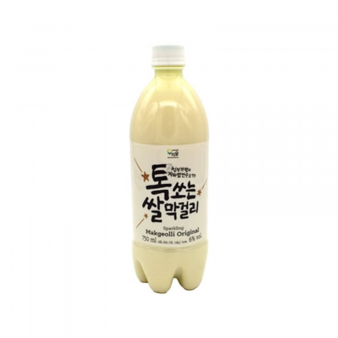 Băuturiㅣ음료 - Makgeolli Sparkling Original 6% Alc. 0,75L Woorisool