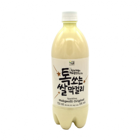 Băuturiㅣ음료 - Makgeolli Sparkling Original 6% Alc. 0,75L Woorisool