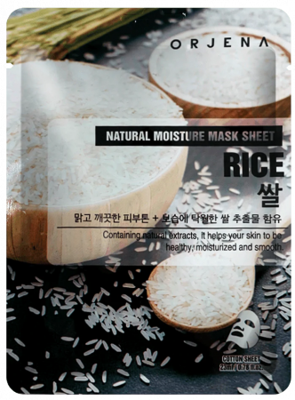 CosmeticeㅣK-Beauty - Natural Moisture Mask Sheet Rice 23ml