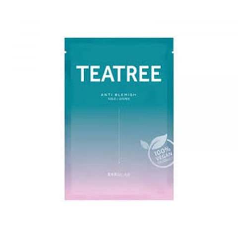 CosmeticeㅣK-Beauty - Masca tip servetel vegana cu arbore de ceai, 23g | Barulab