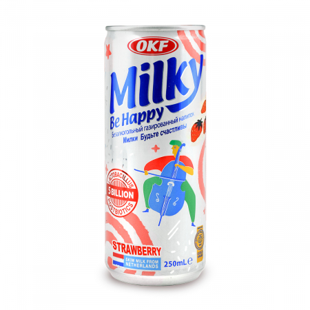 Soda - Milky Strawberry 250ML OKF