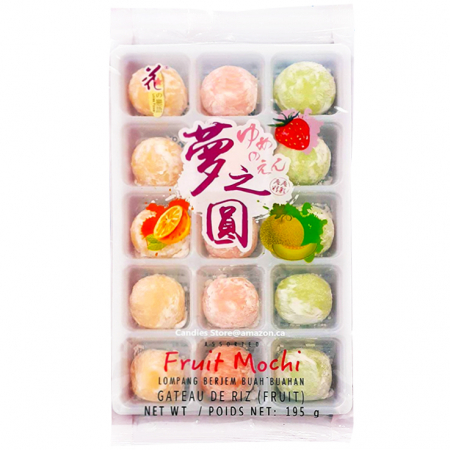 Mochi - Mochi Assorted Fruit Flavour 195g LF