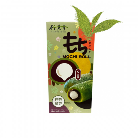 Mochi - Mochi Roll with Green Tea & Red Bean 150g