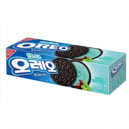 Biscuiți - Oreo Mint Choco 80g Dongseo
