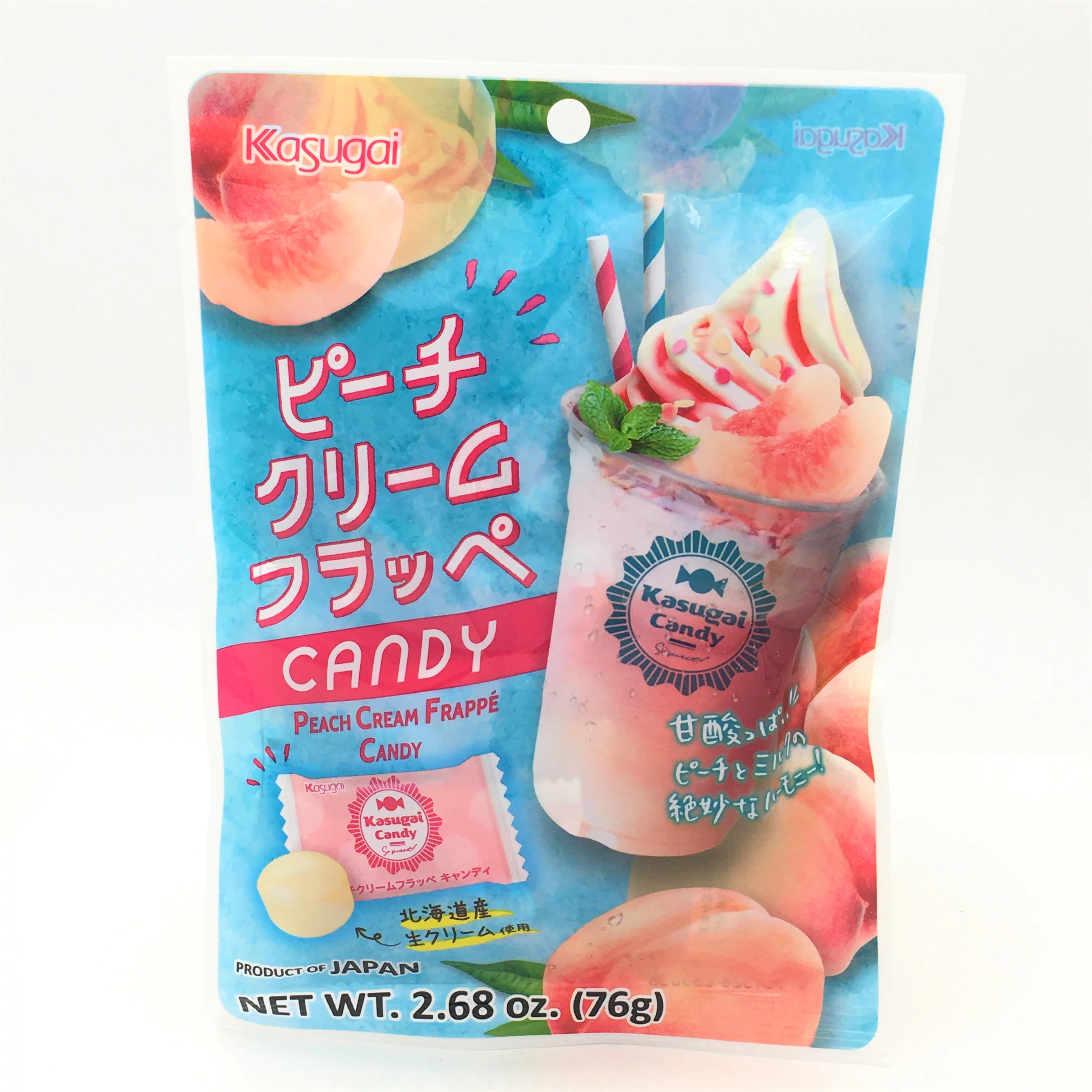 Bomboane - Peach Candy 76g Kasugai