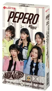 Ciocolate - Pepero White Cookie New Jeans 32g Lotte