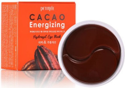 CosmeticeㅣK-Beauty - Petitfee  Cacao Energizing Eye Patch 60pcs
