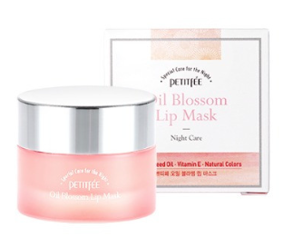CosmeticeㅣK-Beauty - Petitfee Oil Blossom Lip Mask 15g Camelia Seed Oil