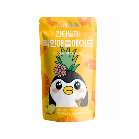 Băuturiㅣ음료 - Pineapple Flavoured Ade 230ml Cantabile