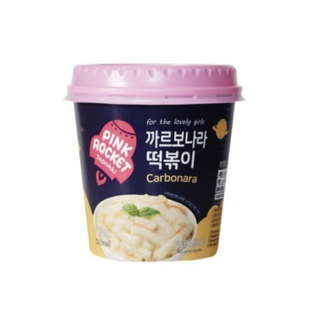 Orez - Pink Rocket Topokki Carbonara 120g YP