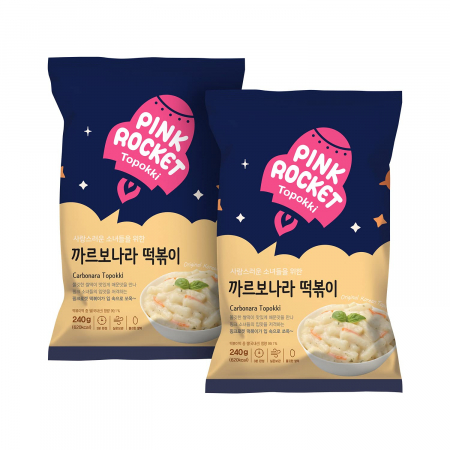 Orez - Pink Rocket Topokki Carbonara 240g YP