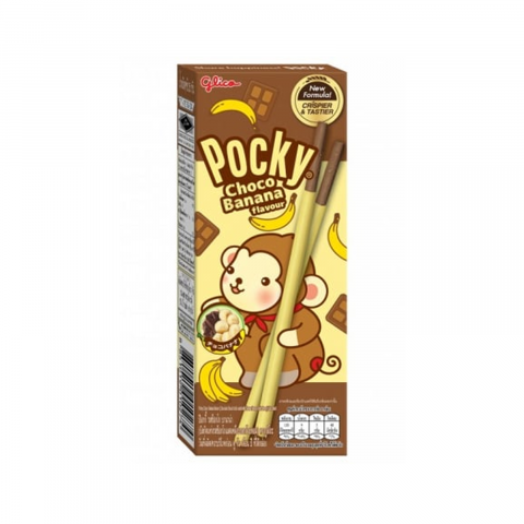 Biscuiți - Pocky Choco Banana 25g Glico
