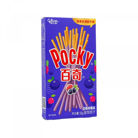 Biscuiți - Pocky cu afine 55g Glico