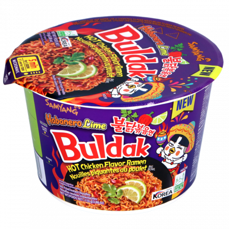 Cupă - Ramen Buldak Habanero Lime Cupa Mare 110g