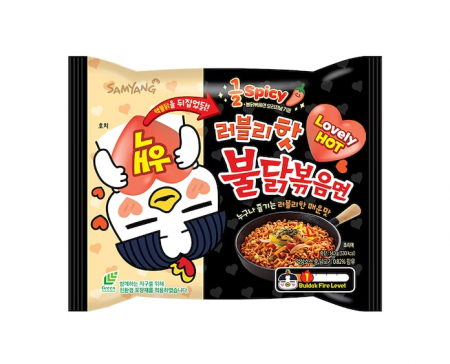 Pungă - Ramen Buldak Lovely Hot 140g SY
