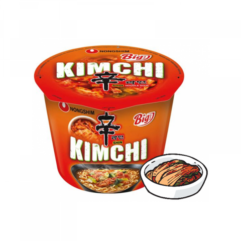 Cupă - Ramen Kimchi Cupă Mare