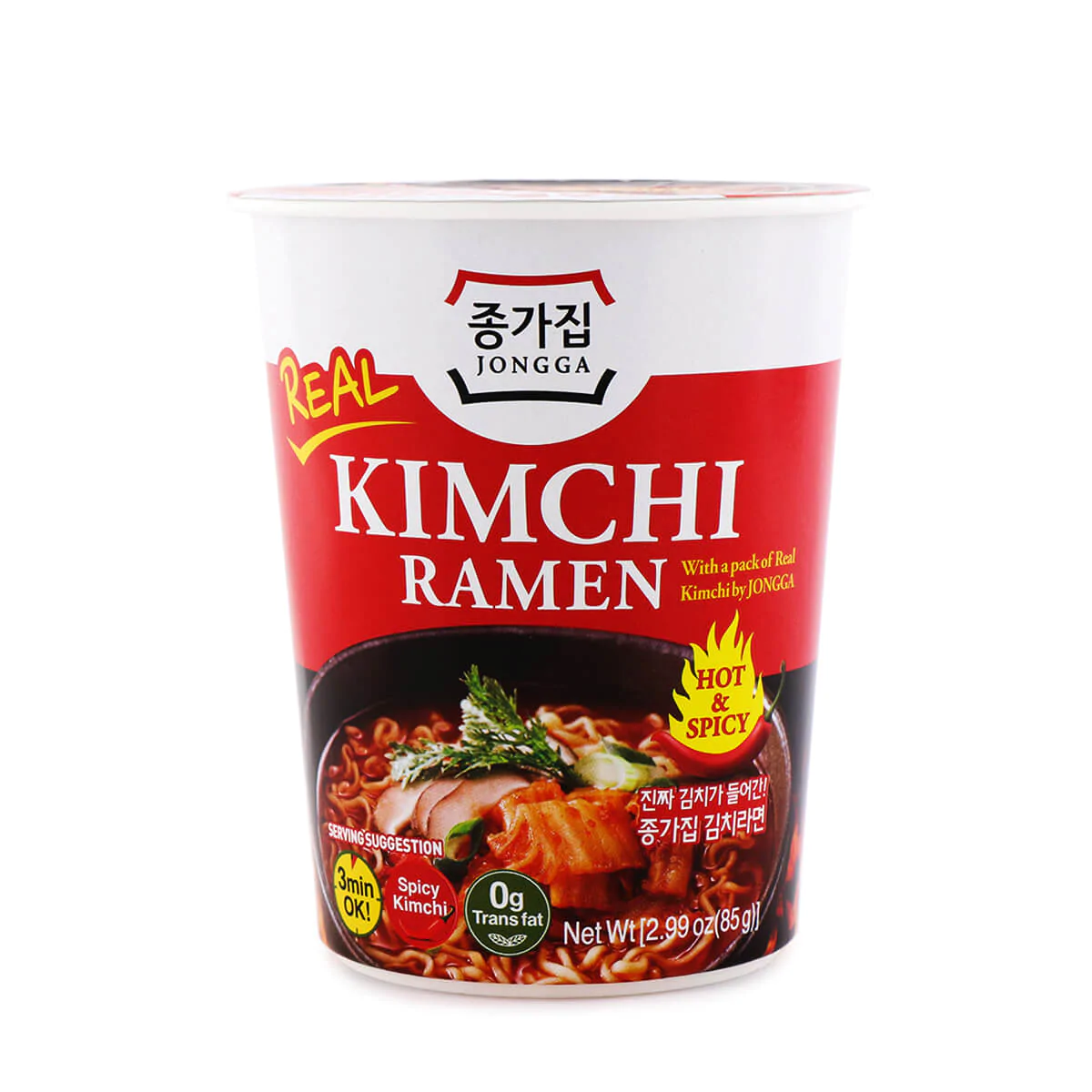 Cupă - Ramen Real Kimchi Mini Cup 85g JONGGA