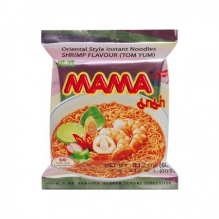 Pungă - Ramen Tom Yum Shrimp 60g MAMA