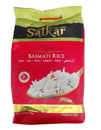 Gata Preparatㅣ가공식품 - Satkar Basmati Rice 5 kg