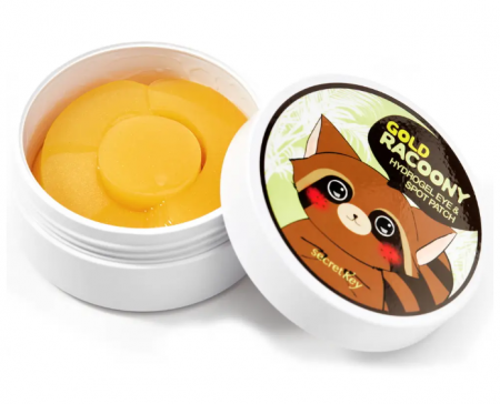 CosmeticeㅣK-Beauty - SecretKey Gold Racoony Eye Patch 90pcs