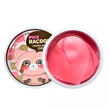 CosmeticeㅣK-Beauty - SecretKey Pink Racoony Hydro Gel Eye Cheek Patch 1,1g x 60